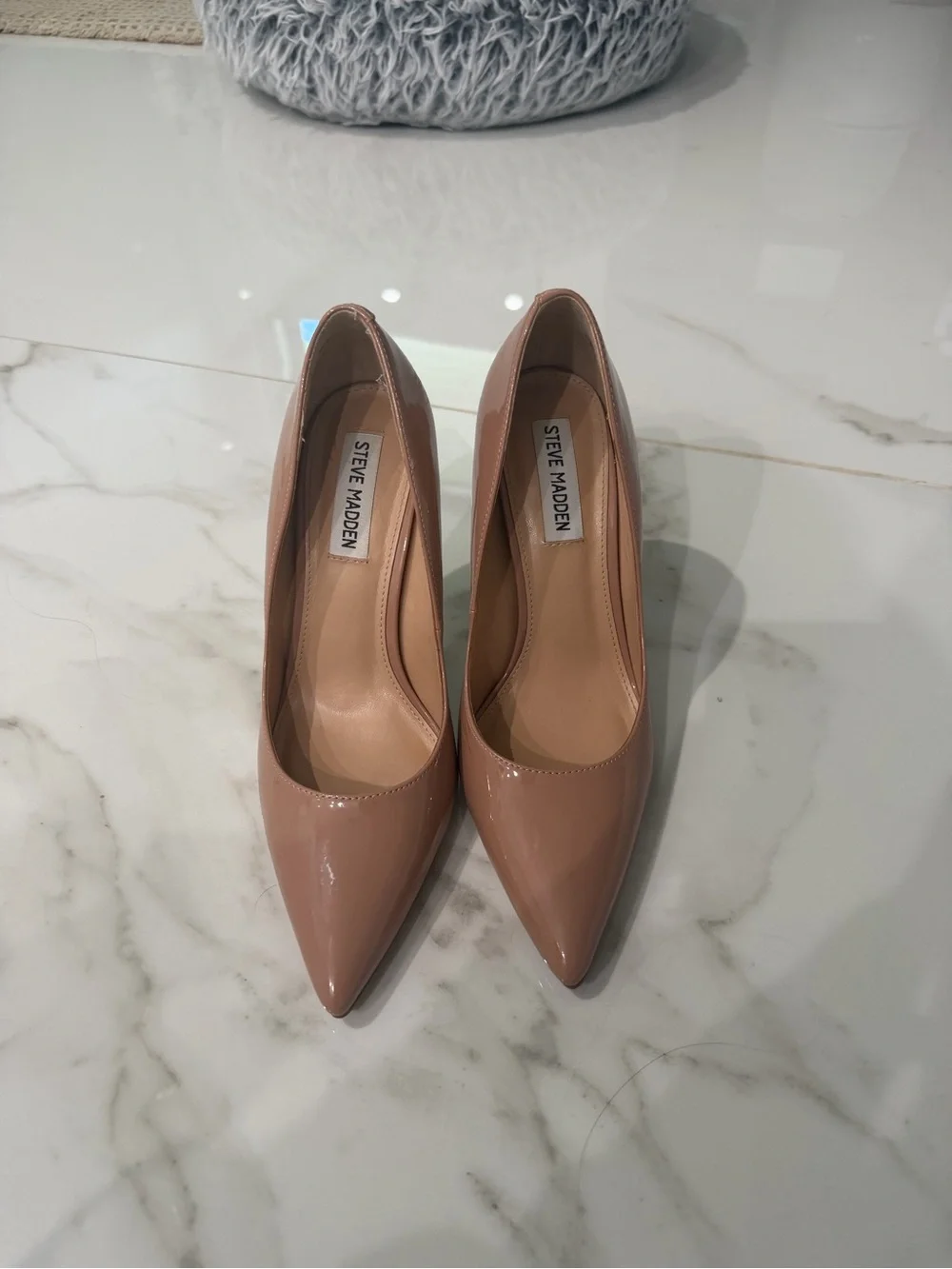 Steve Madden Blush Patent Pointed Toe Stiletto Pumps